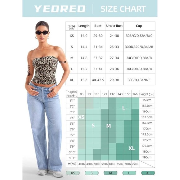 🆕Sophie Women's Strapless Tube Top, Full Length, Fitted, White, Nylon sexy - Picture 4 of 6